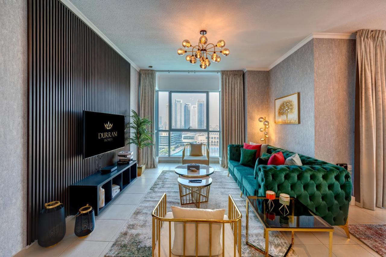 Durrani Homes - Luxe Living With Burj Khalifa And Fountain View - Third Room Without Partition ドバイ エクステリア 写真