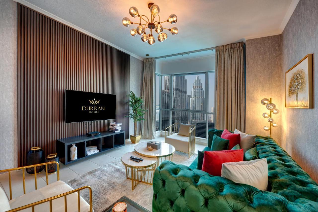 Durrani Homes - Luxe Living With Burj Khalifa And Fountain View - Third Room Without Partition ドバイ エクステリア 写真