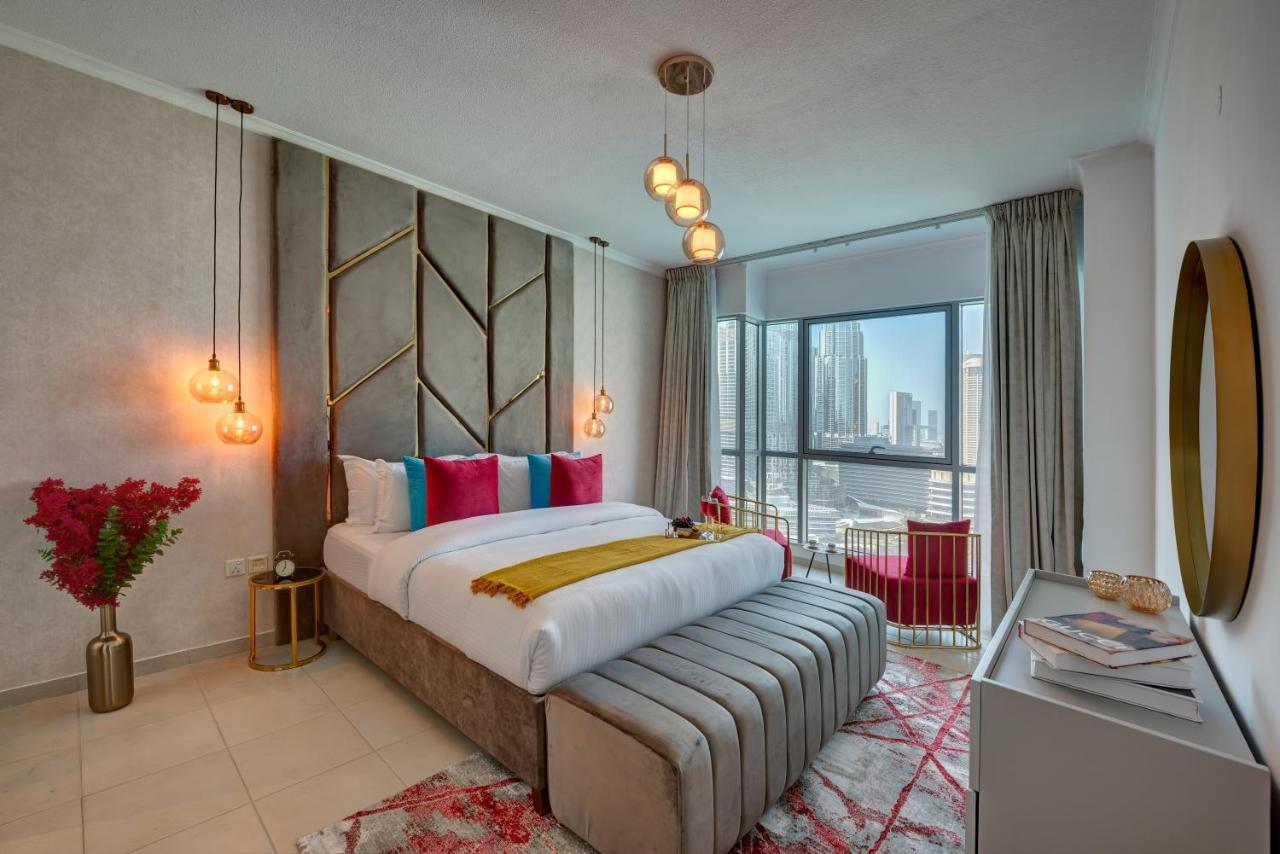 Durrani Homes - Luxe Living With Burj Khalifa And Fountain View - Third Room Without Partition ドバイ エクステリア 写真