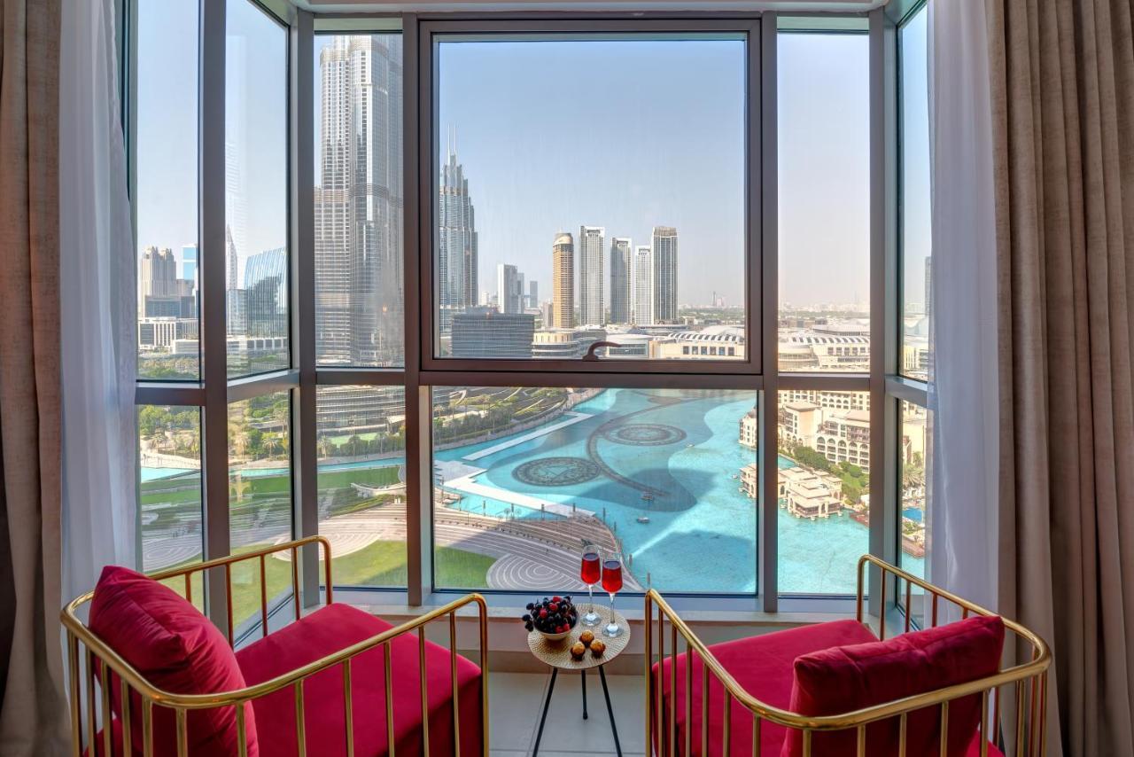 Durrani Homes - Luxe Living With Burj Khalifa And Fountain View - Third Room Without Partition ドバイ エクステリア 写真